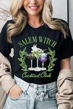 Salem Witchy Cocktail Club Graphic T Shirts