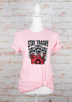 Stay Trashy Raccoon Softstyle Tee Plus Size