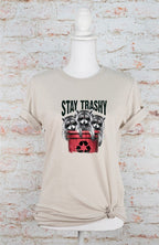 Stay Trashy Raccoon Softstyle Tee