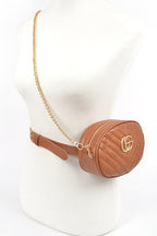 Chain Accent Crossbody Bag