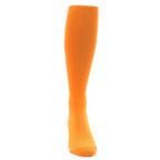 Tangerine Orange Solid Color Socks - Men's Over-the-Calf Socks