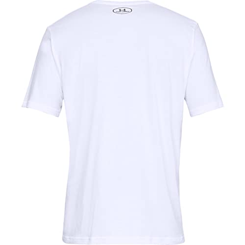 Under Armour Men's UA Team Issue Wordmark Short Sleeve LG White