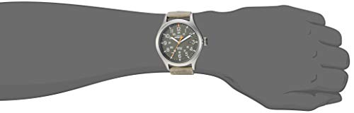 Timex Men's Expedition Scout 40mm Watch - Gray Case Green Dial with Green Fabric Strap