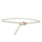 Fabme Women'S Polyurethane Belt - Wear On Dress, Kurta To Style (White), Free Size, (Acc040Wh)