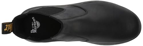 Dr. Martens Unisex Embury Chelsea Boot, Black Wyoming, 8 Women/7 Men