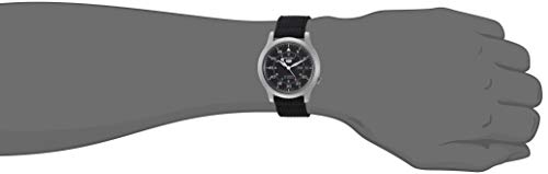 SEIKO Men's SNK809 5 Automatic Stainless Steel Watch with Black Canvas Strap