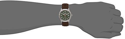 Timex Men's T40051 Expedition Metal Field Brown/Olive Leather Strap Watch