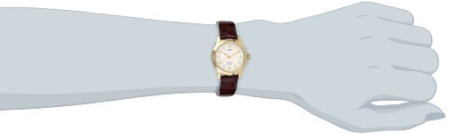 Timex Women's T21693 Essex Avenue Burgundy Croco Pattern Leather Strap Watch