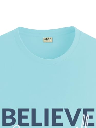 ADRO Men's Solid Regular Fit T-Shirt (RN24-INV-MI_Mint