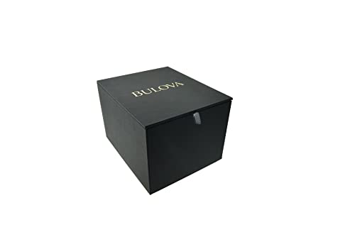 Bulova Men's Classic Sutton 4-Hand Automatic Watch, 24-Hour Sub Dial, Open Aperture, Self-Winding, Exhibition Caseback, Double C