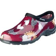 Sluggers Womens Waterproof Comfort Shoe  Chicken Red - 7