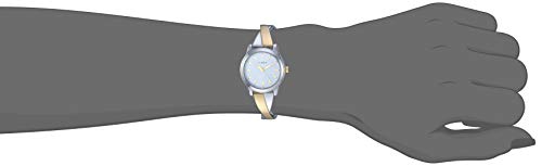 Timex Women's TW2R98600 Stretch Bangle Crisscross 25mm Two-Tone Expansion Band Watch