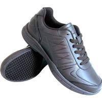 Genuine Grip 1600-10M Mens Slip-Resistant Athletic Work Shoe  Black - Size 10