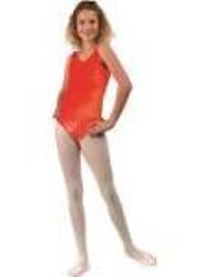 Girls Classic Leotard: Red XS