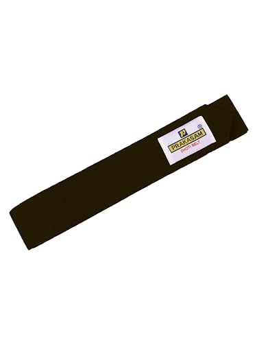 Prakasam Cotton MenS Welcro Dhoti Black Color Belt (Large-1.60 Meter) (Pack Of 1)