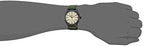Timex Men's Expedition Scout 40mm Watch - Black Case Cream Dial with Green Fabric Strap