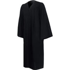 GraduatePro Matte Graduation Gown, Unisex Choir Robe for Church, Halloween Judge Costume for Adults Black 45