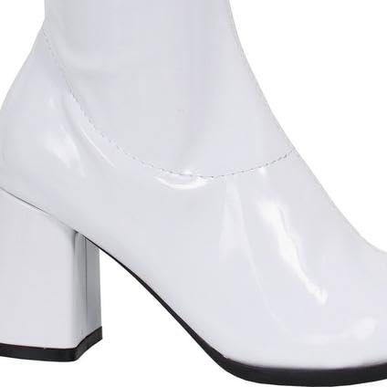 White Gogo Womens Costume Boots Size 8