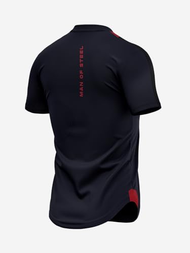 The Souled Store Official Superman : Son Of Krypton Printed Regular Fit Cotton Short Sleeve Round Neck Drop Cut T-Shirts For Men
