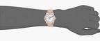 Timex Women's Modern Easy Reader 32mm Watch - Rose Gold-Tone Case White Dial with Beige Genuine Leather Strap
