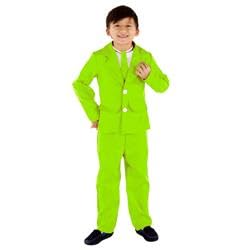 Kids Neon Yellow 3 Piece Suit - Medium - Age Group 8-10 Years