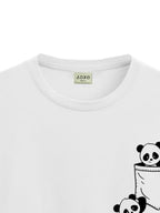 ADRO Tshirt for Men | Printed T Shirt for Men | 100% Cotton T-Shirt |Printed T Shirt | T-Shirts | RN24-POC-WH-L White