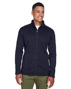 Mens Bristol Full-Zip Sweater Fleece Jacket - gREY HEATHER - S(D0102H7NVcT)