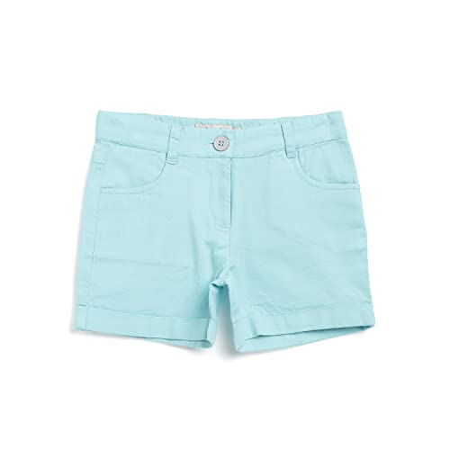 Fabindia Kids Twill Weave Shorts Cotton_8-10Y Blue
