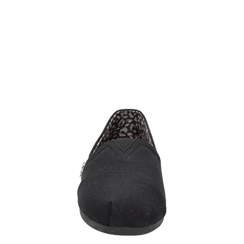 Skechers Women's Plush-Peace and Love Ballet Flat, Black, 10