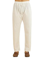 Diwas By Manyavar MenS Cotton Solid Pyjama (White,L)