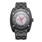 DWISS R2 Floating Hours Display Stainless Steel Bracelet Black Skeleton Dial Automatic R2-BB-BRACELET 100M Men's Watch