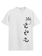 ADRO Tshirt for Men | Printed T Shirt for Men | 100% Cotton T-Shirt |Printed T Shirt | T-Shirts | RN24-POC-WH-L White