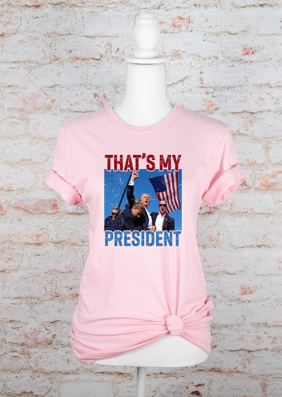 That's My President Trump Softstyle Graphic Plus Size Tee T-Shirt