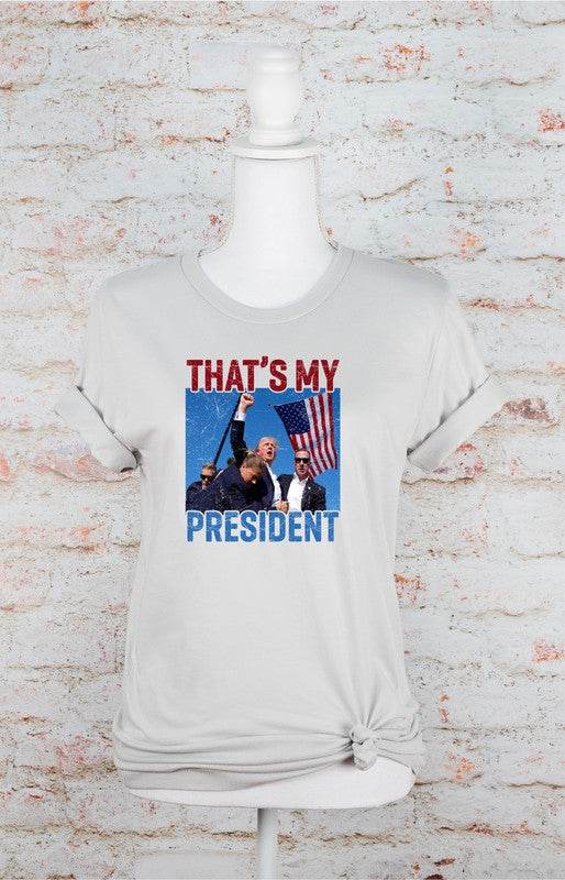 That's My President Trump Softstyle Graphic Plus Size Tee T-Shirt