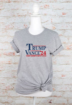 Trump Vance 2024 Softstyle Graphic Plus Size Tee T-Shirt