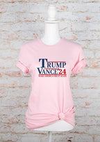 Trump Vance 2024 Softstyle Graphic Plus Size Tee T-Shirt