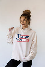 Trump Vance 2024 Graphic Hoodie Plus Size