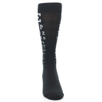 Black White Doctor Eye Chart Men's Dress Socks