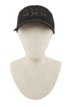 Diamond Pattern Hollow Vented Baseball Cap