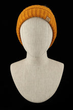 Halo Ripped Beanie with Super Faux Fur Pom
