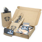 Customizable Groomsmen Gift Set Peach Gray Argyle Men’s Dress Socks