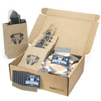 Customizable Groomsmen Gift Set Peach Gray Argyle Men’s Dress Socks