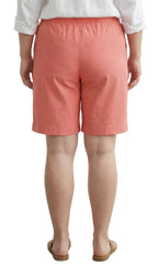 Women's Pull-On Denim and Twill Shorts — Stretch Waist No Zipper