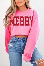 Merry Graphic Fleece Sweatshirts