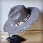 Gold Aztec Western Leather Band Choice Hat