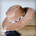 Gold Aztec Western Leather Band Choice Hat