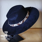 Gold Aztec Western Leather Band Choice Hat