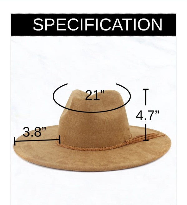 Gold Gator Western Leather Band W/Choice Hat