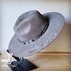 Blue Navajo Western Leather Band w/ Choice Hat