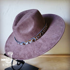 Blue Navajo Western Leather Band w/ Choice Hat